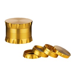 Super Heroes Grinder Metal Gold 4 Parts 60mm